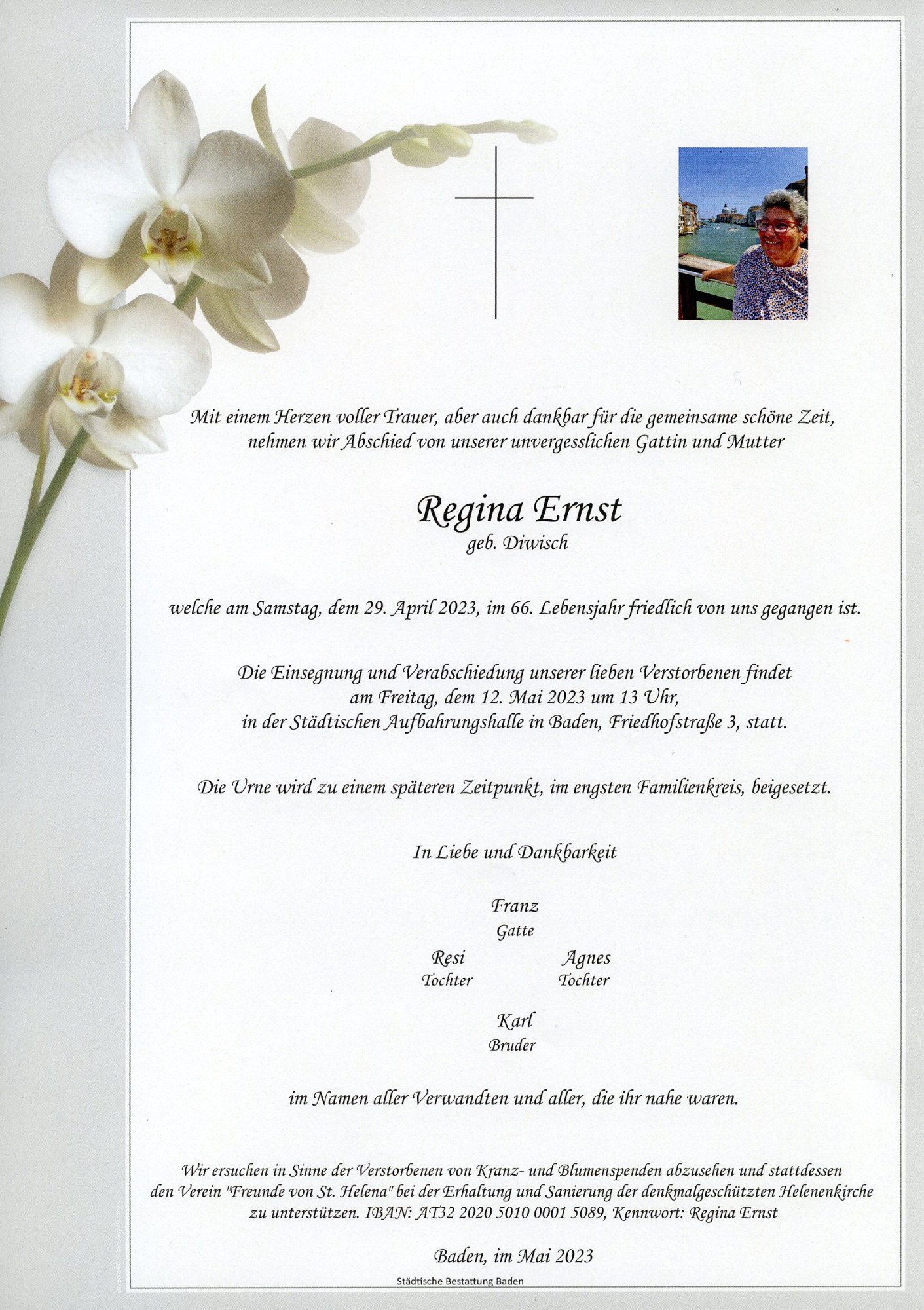Traueranzeige von Regina Ernst