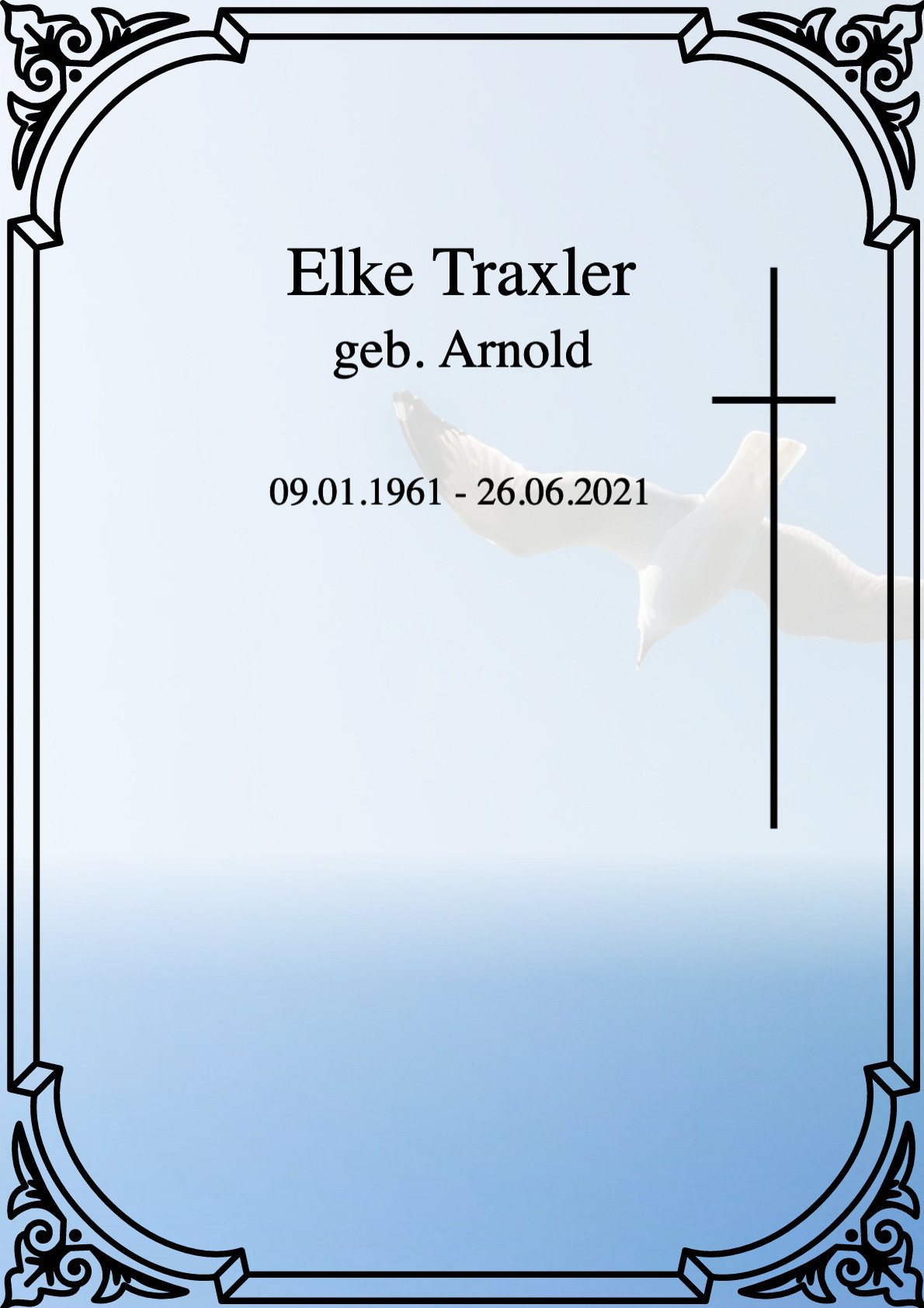 Traueranzeige von Elke Traxler