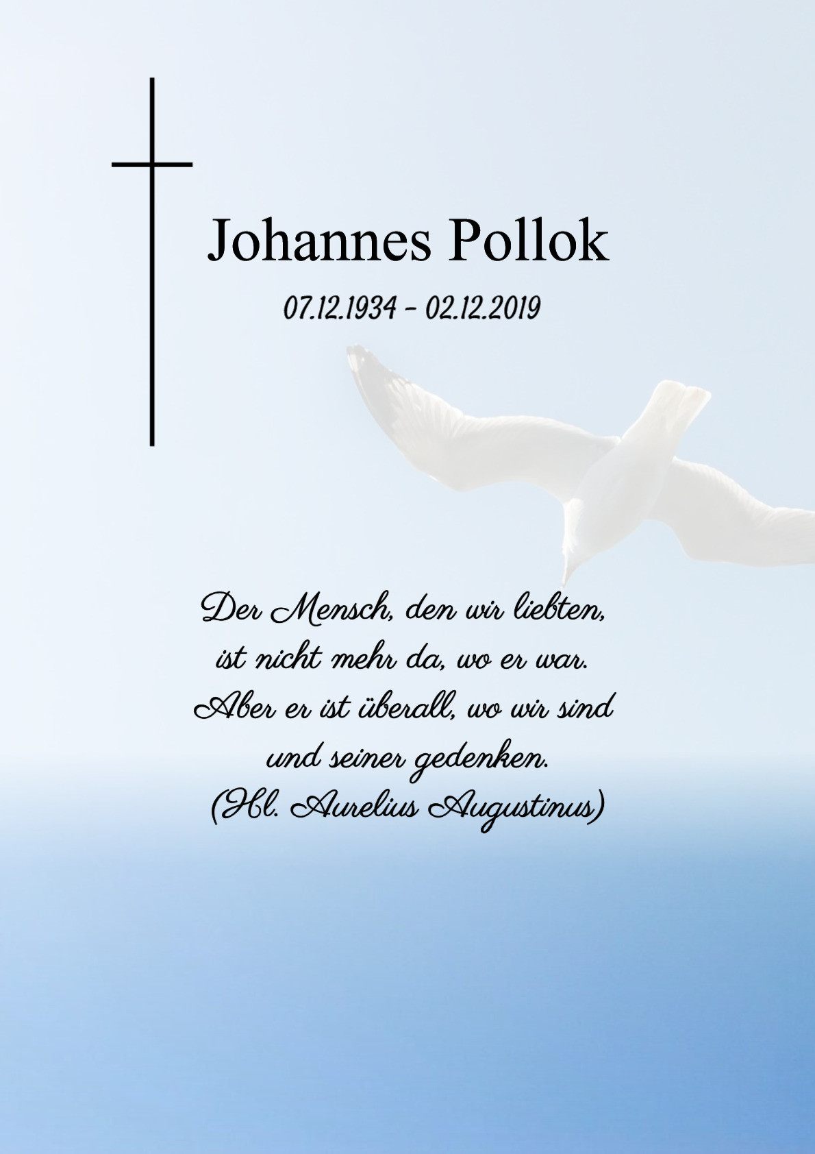 Traueranzeige von Johannes Pollok