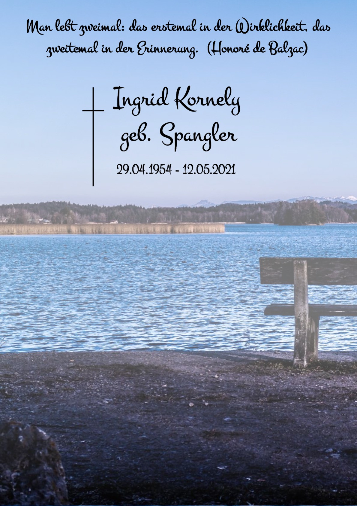 Traueranzeige von Ingrid Kornely