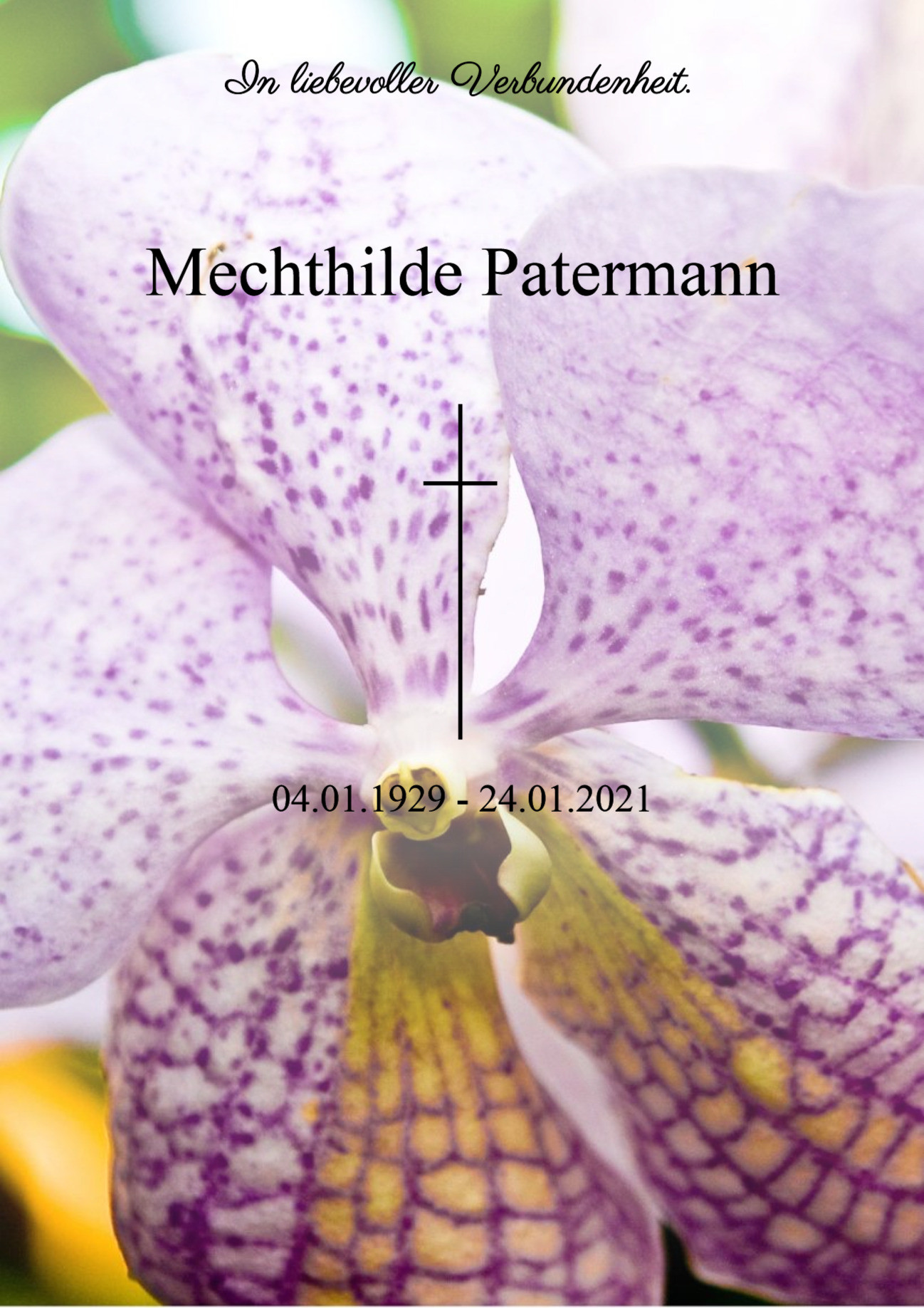 Traueranzeige von Mechthilde Patermann