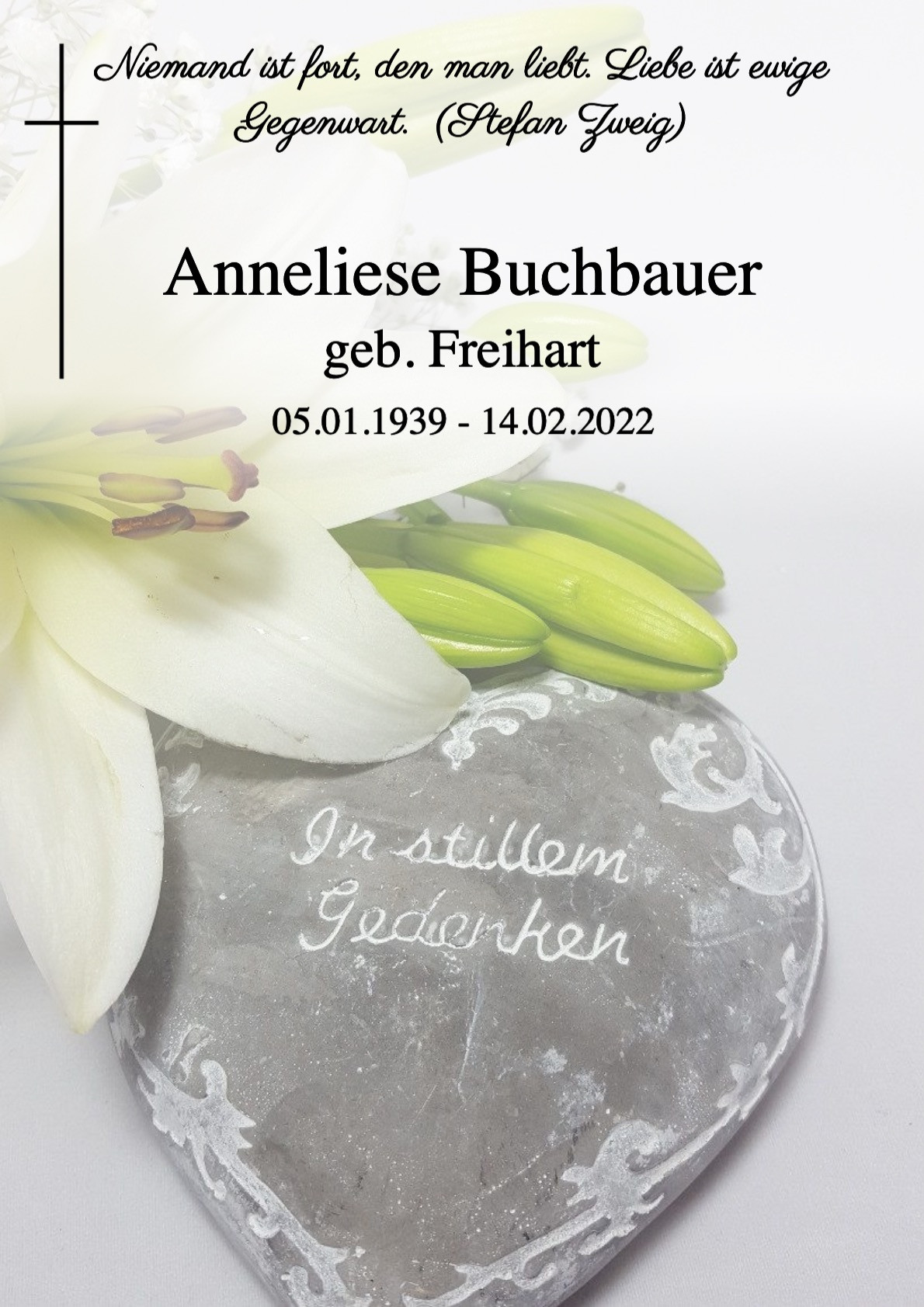 Traueranzeige von Anneliese Buchbauer