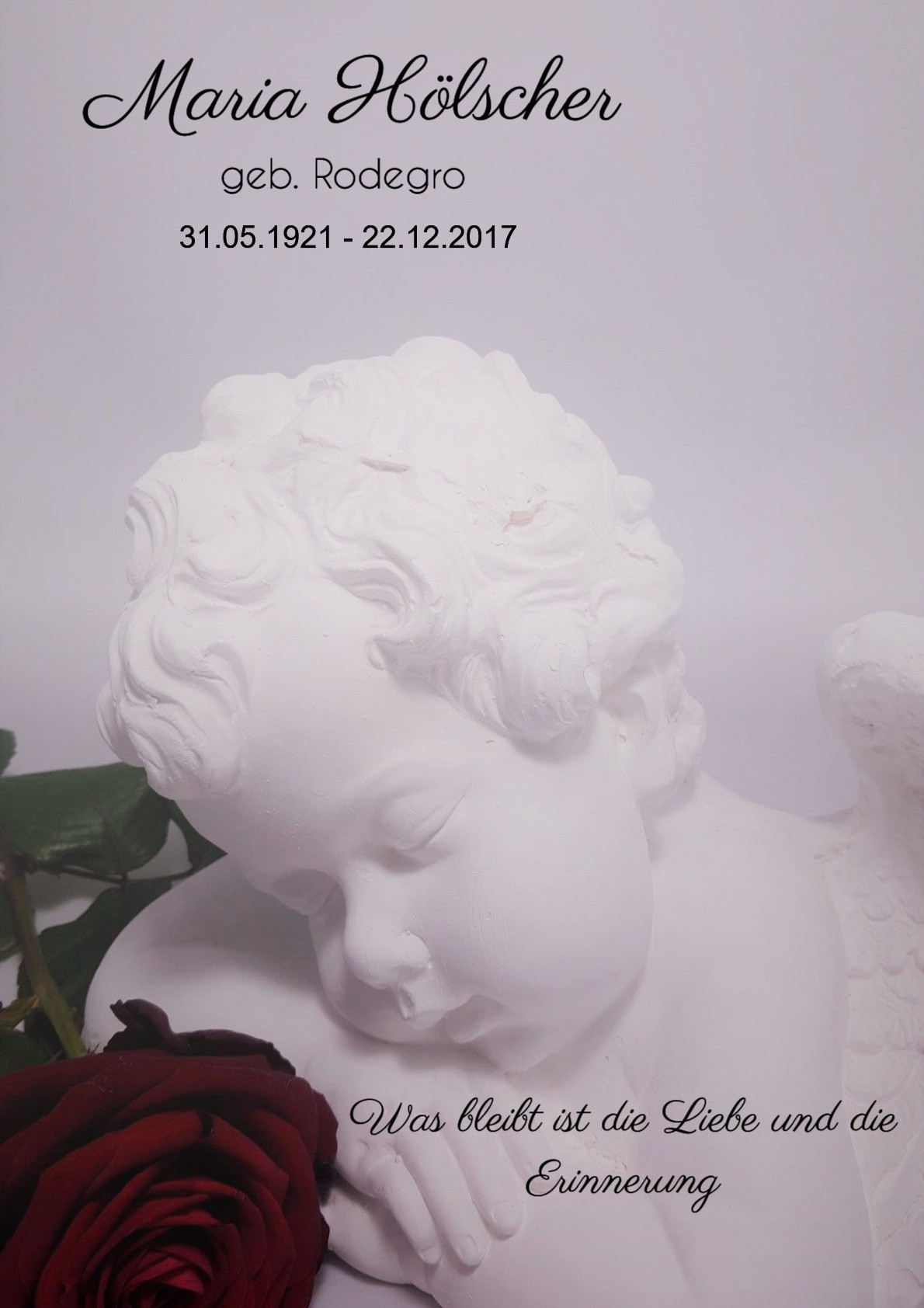 Traueranzeige von Maria Hölscher