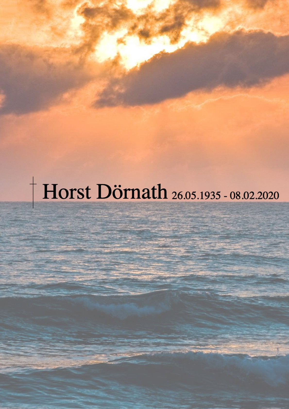 Traueranzeige von Horst Dörnath
