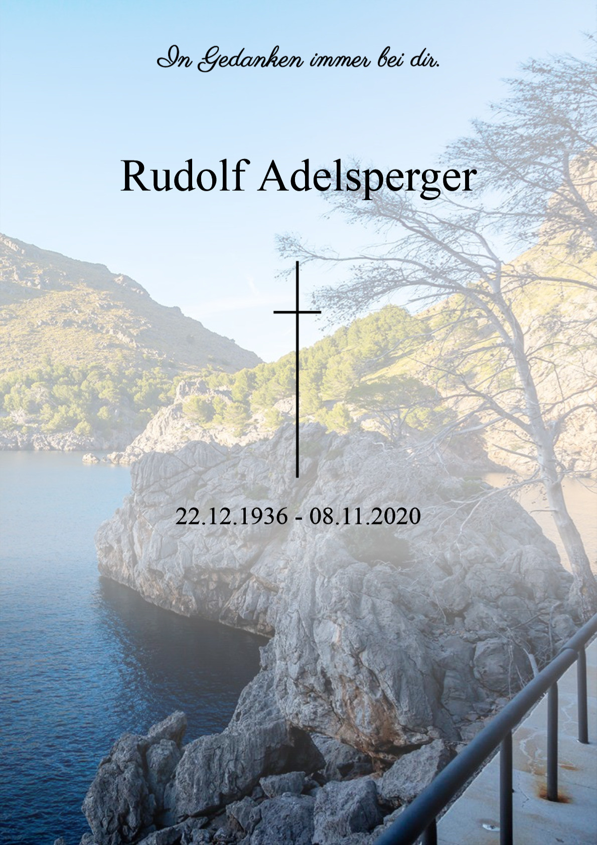 Traueranzeige von Rudolf Adelsperger