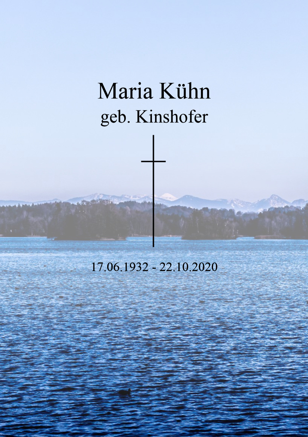 Traueranzeige von Maria Kühn