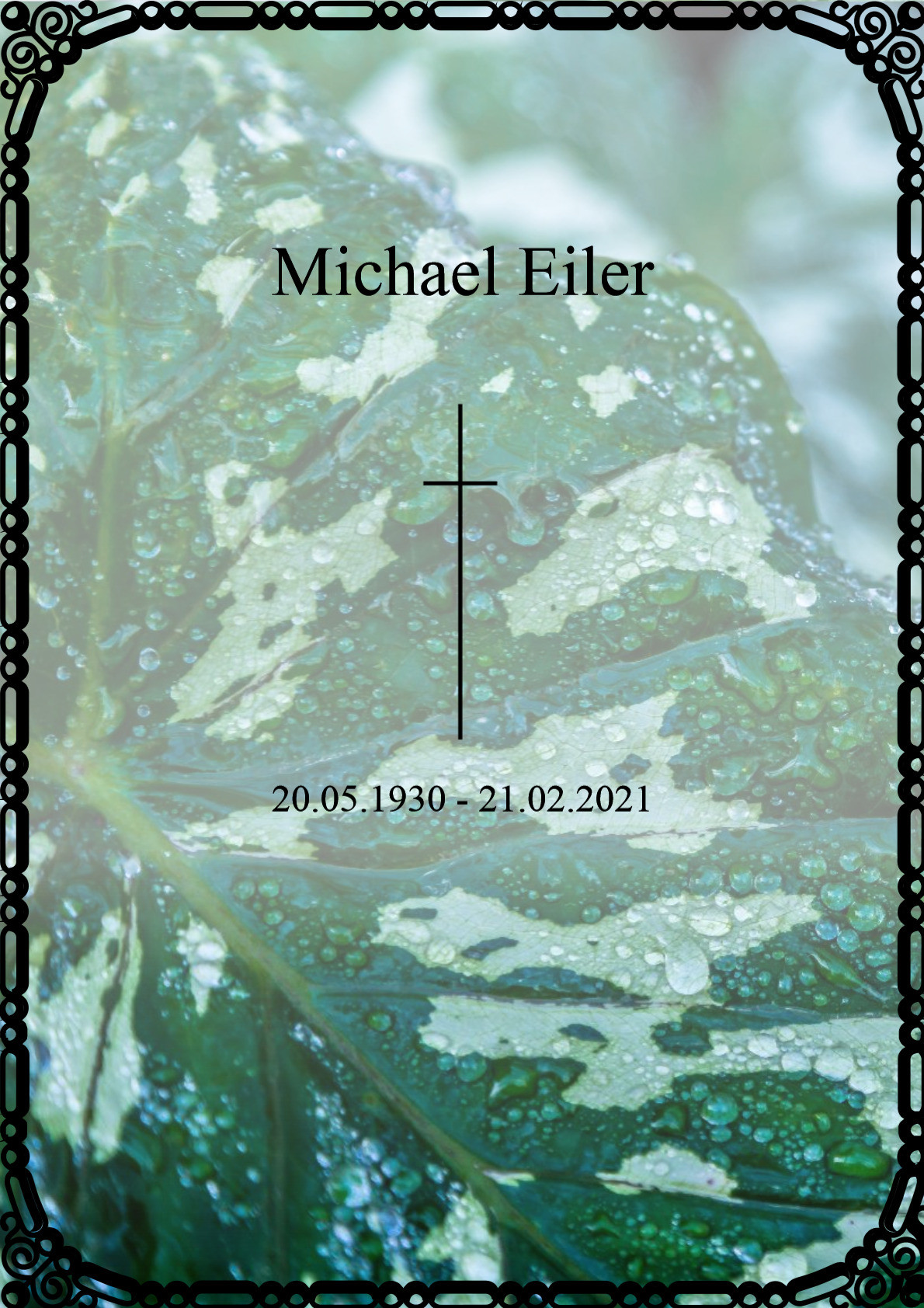 Traueranzeige von Michael Eiler