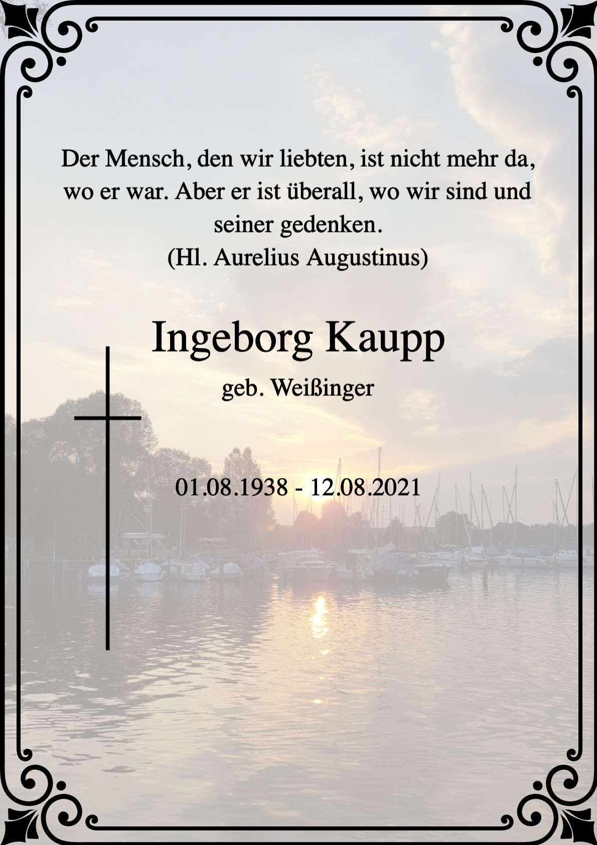 Traueranzeige von Ingeborg Kaupp
