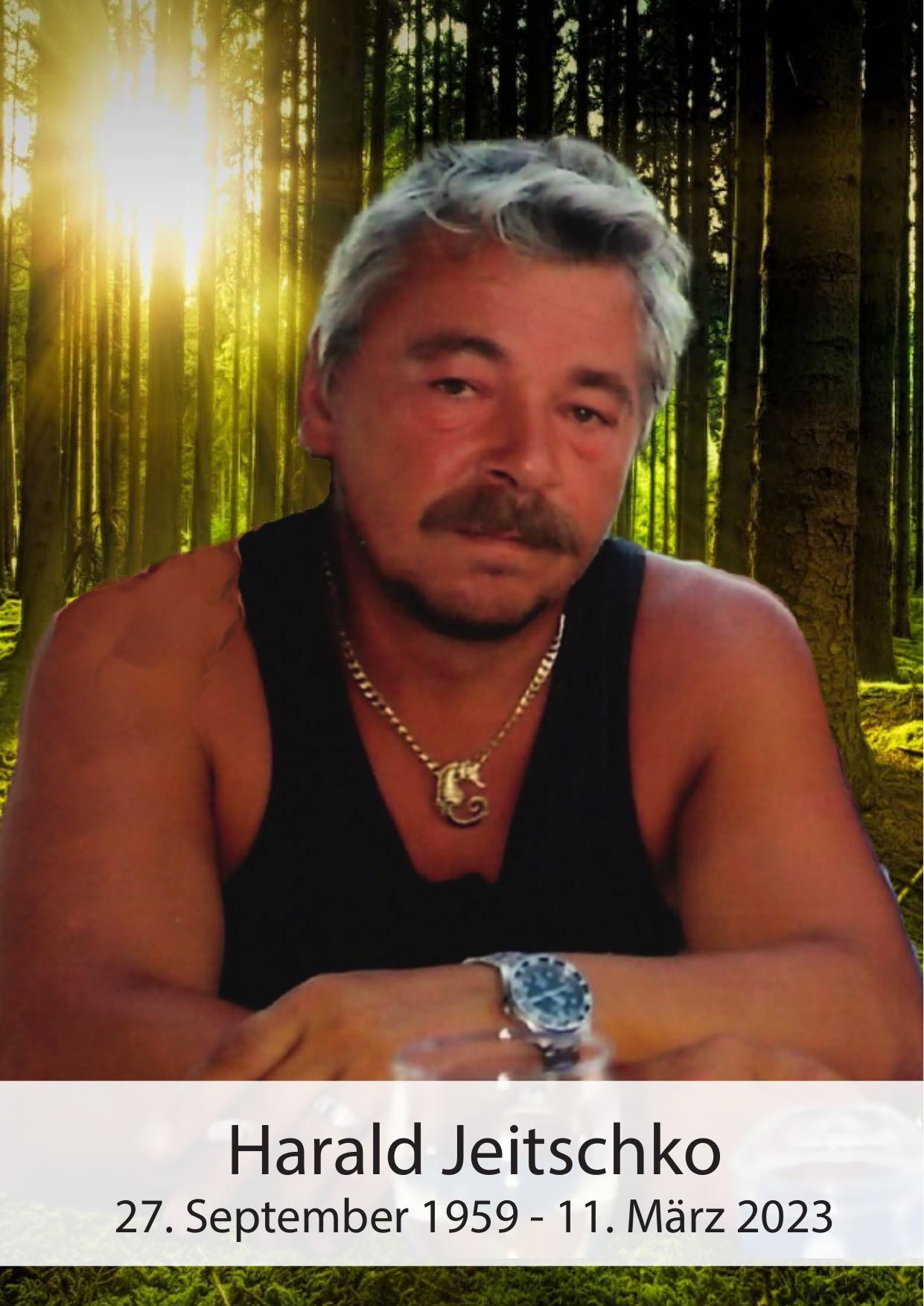 Traueranzeige von Harald Jeitschko
