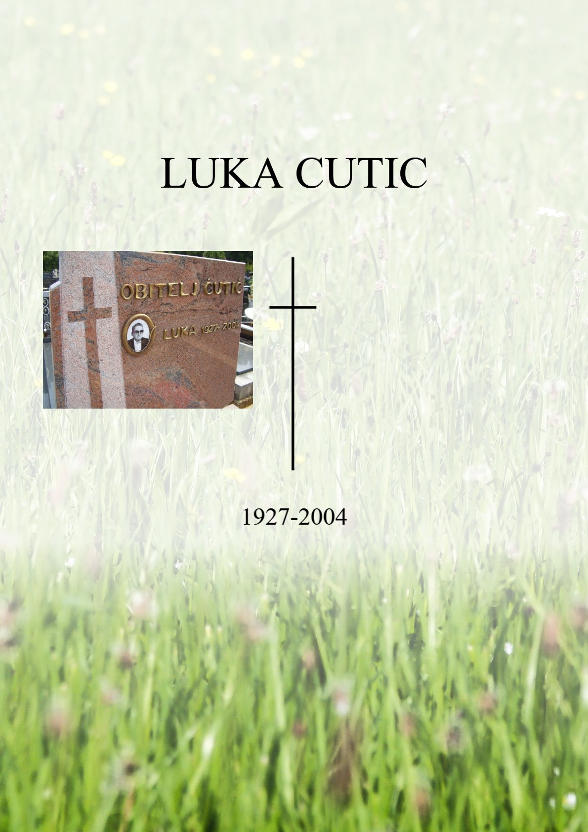 Traueranzeige von LUKA CUTIC