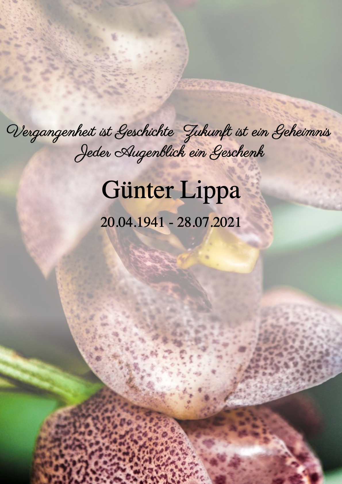 Traueranzeige von Günter Lippa