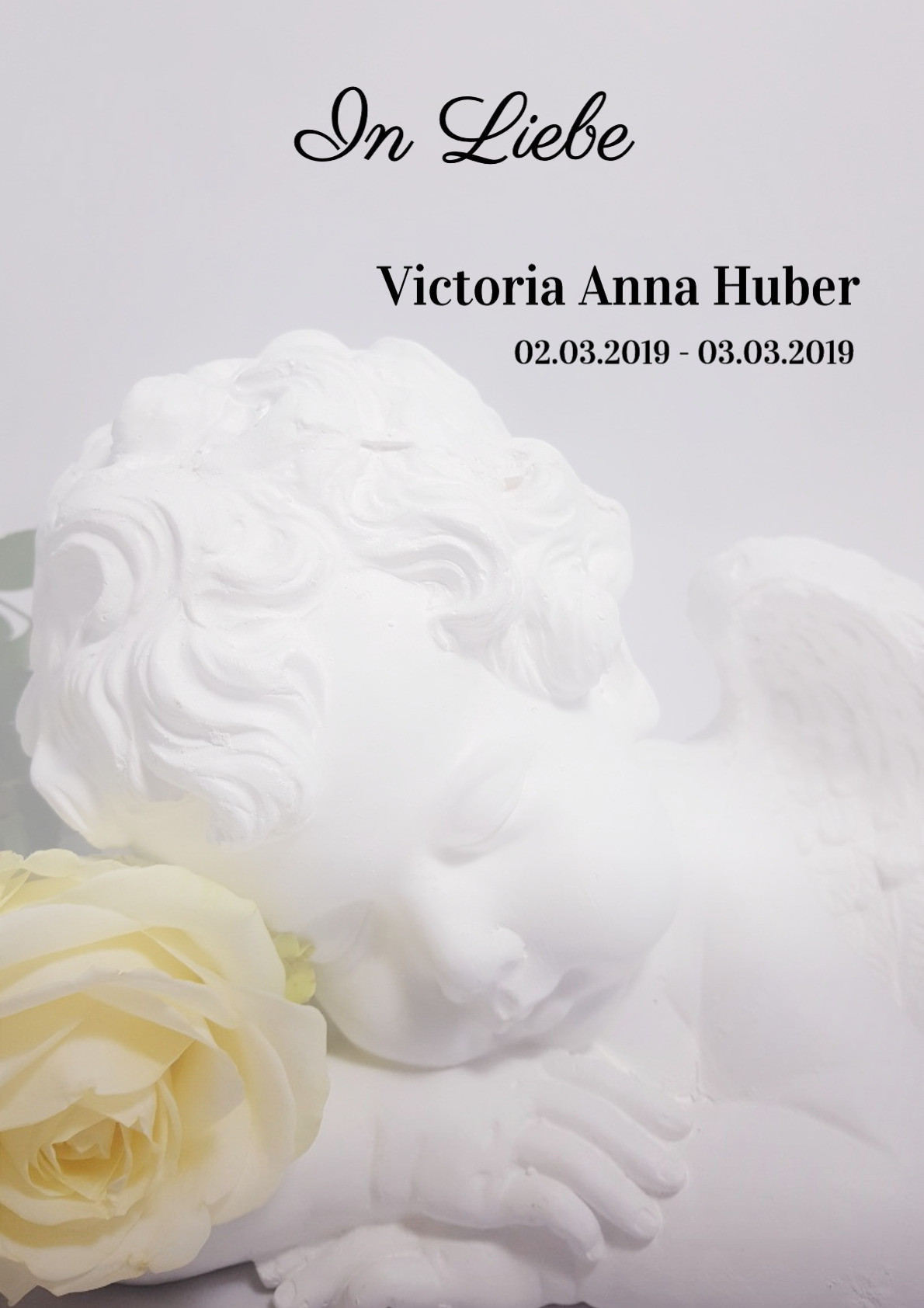 Traueranzeige von Victoria Anna Huber