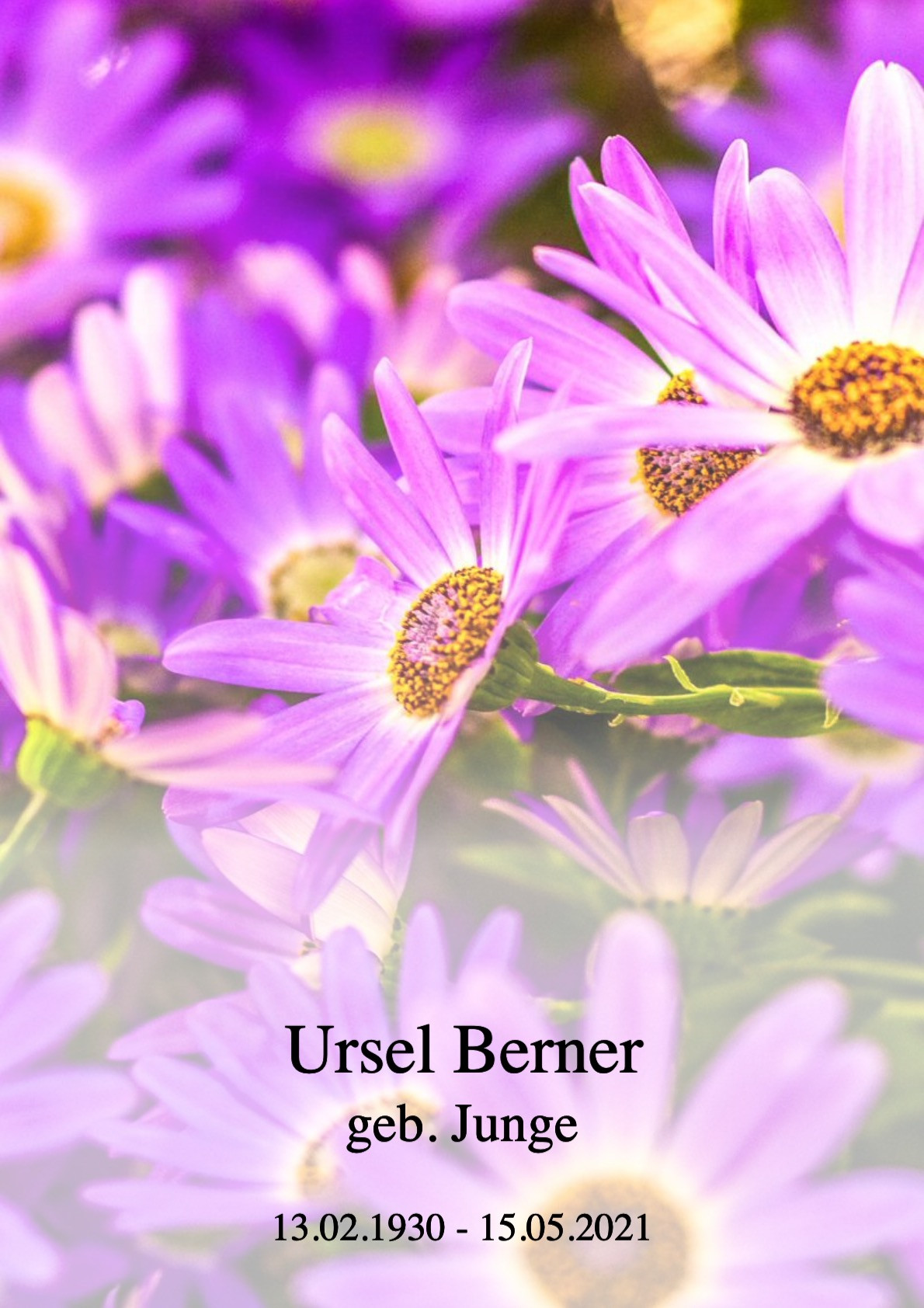 Traueranzeige von Ursel Berner