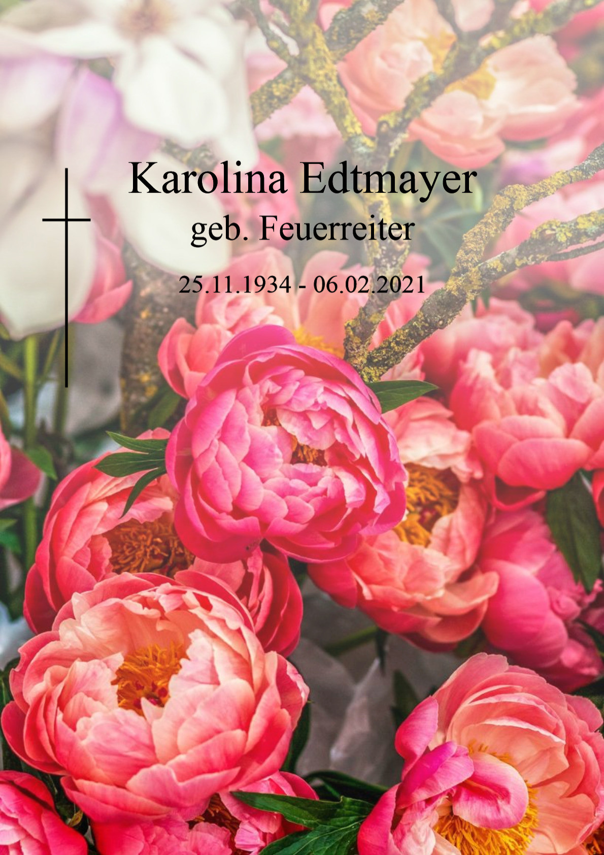 Traueranzeige von Karolina Edtmayer