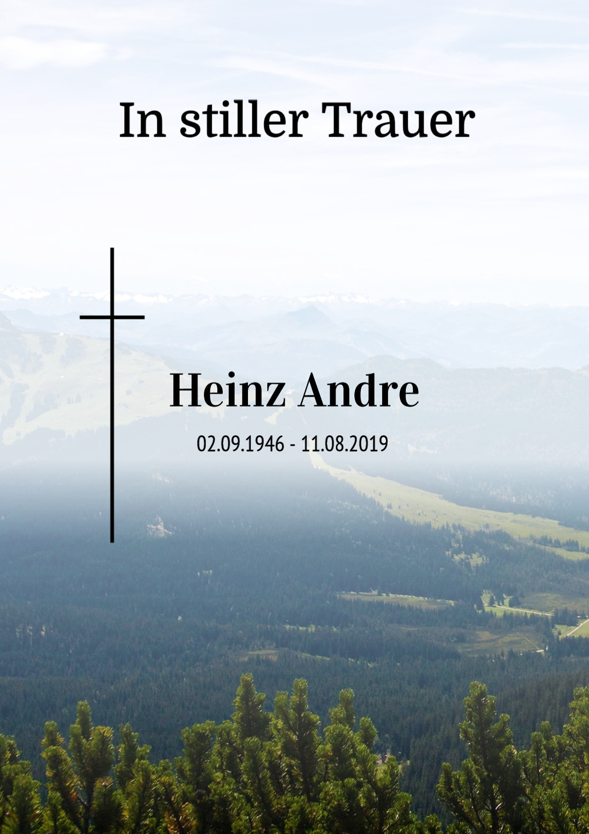 Traueranzeige von Heinz Andre