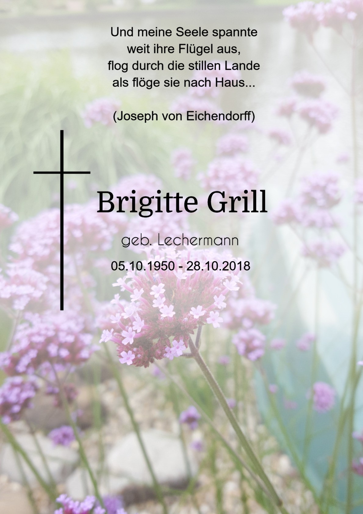 Traueranzeige von Brigitte Grill