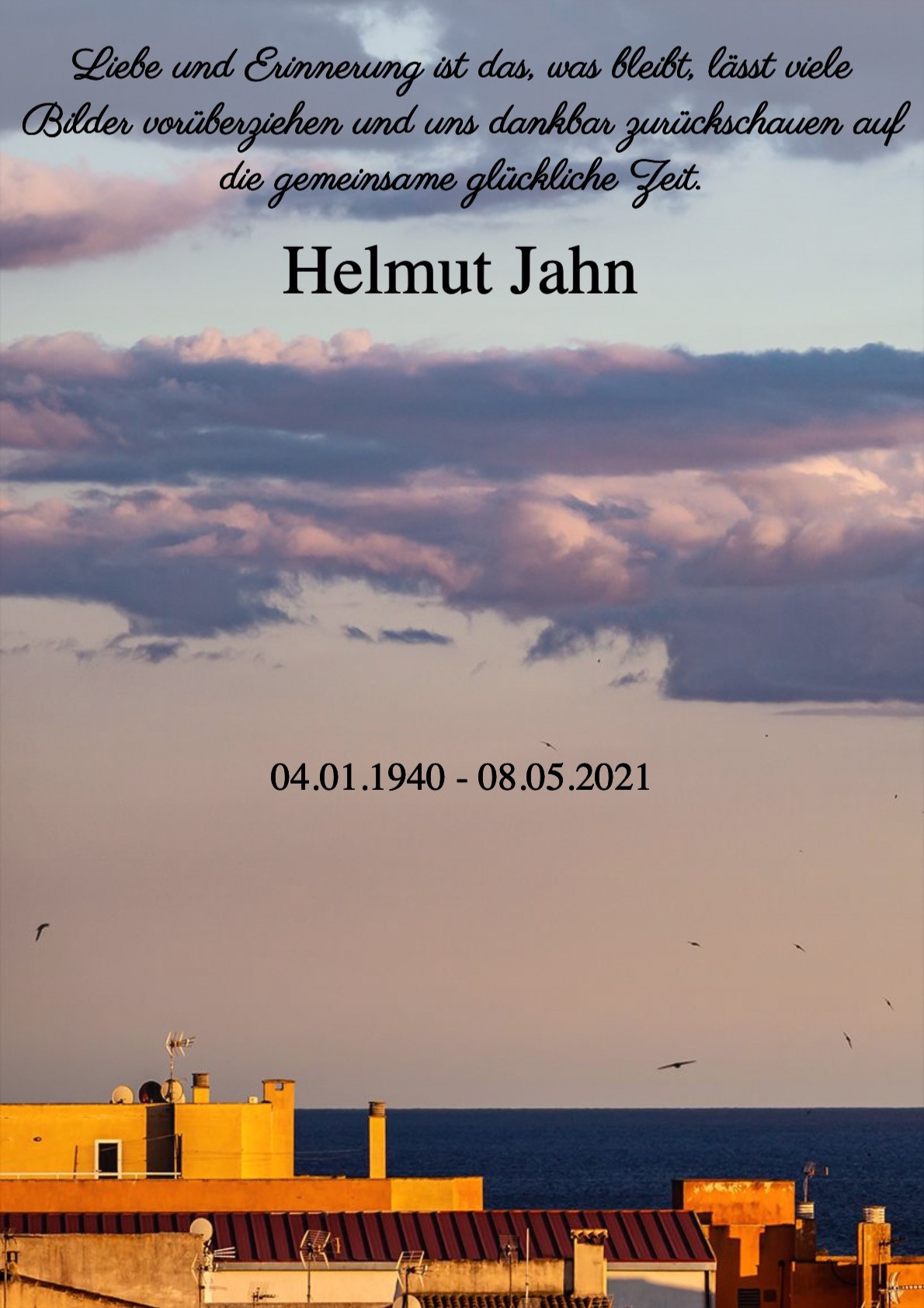 Traueranzeige von Helmut Jahn