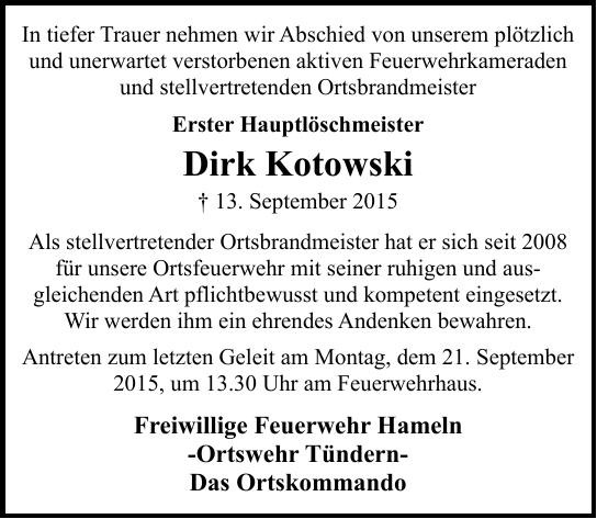 Nachruf FFW