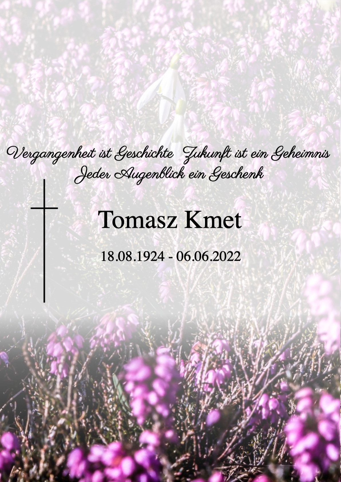 Traueranzeige von Tomasz Kmet
