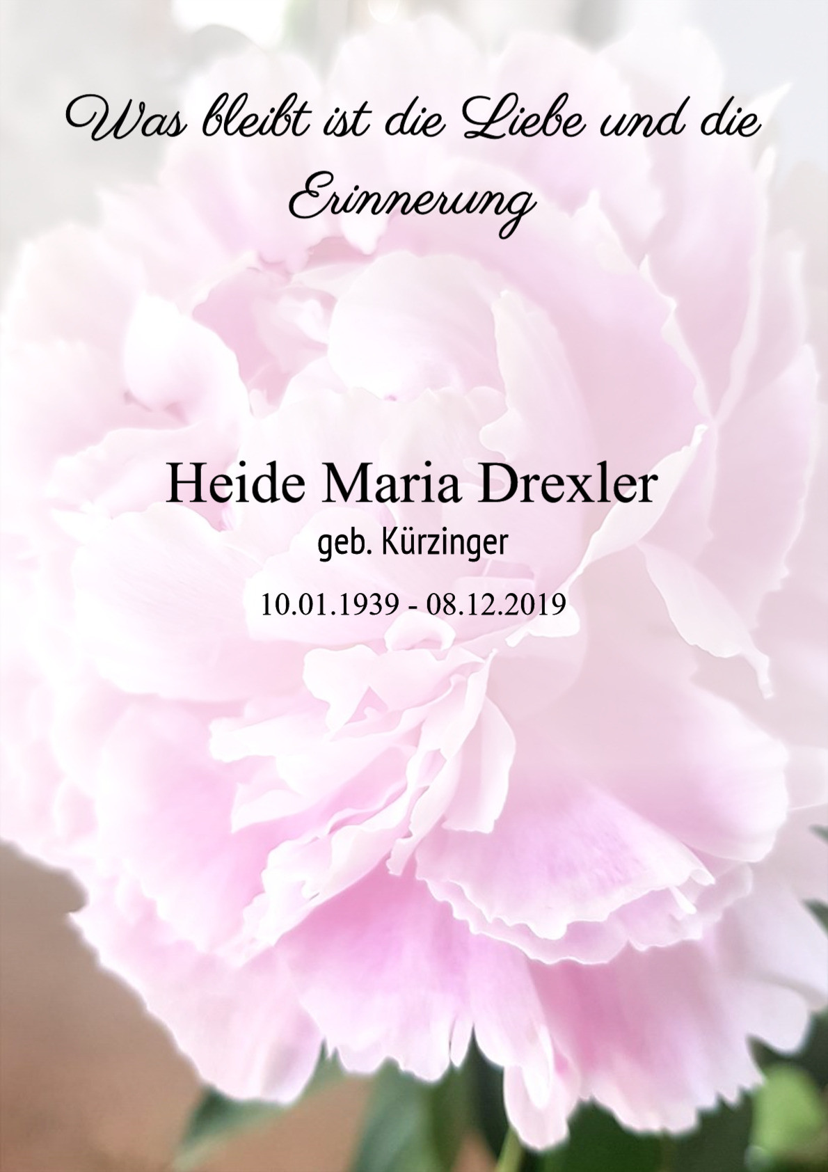 Traueranzeige von Heide Maria Drexler