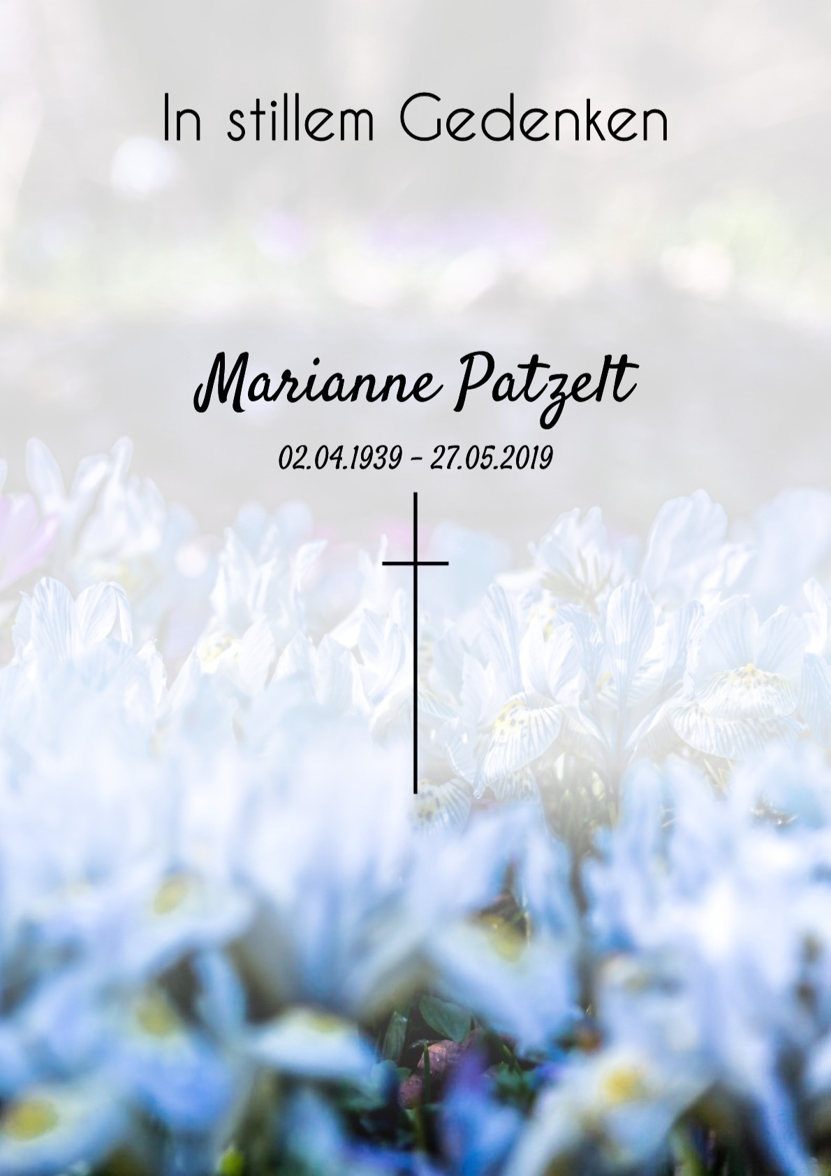 Traueranzeige von Marianne Patzelt
