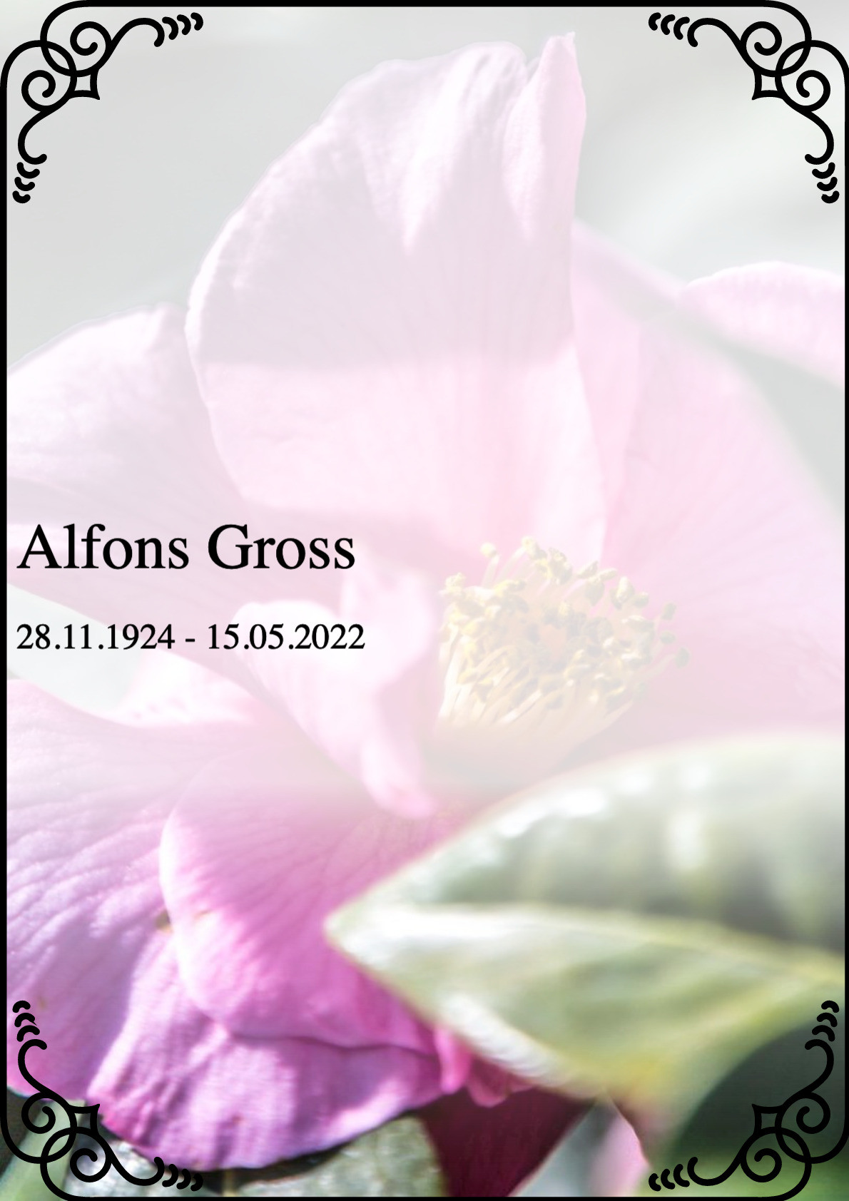 Traueranzeige von Alfons Gross