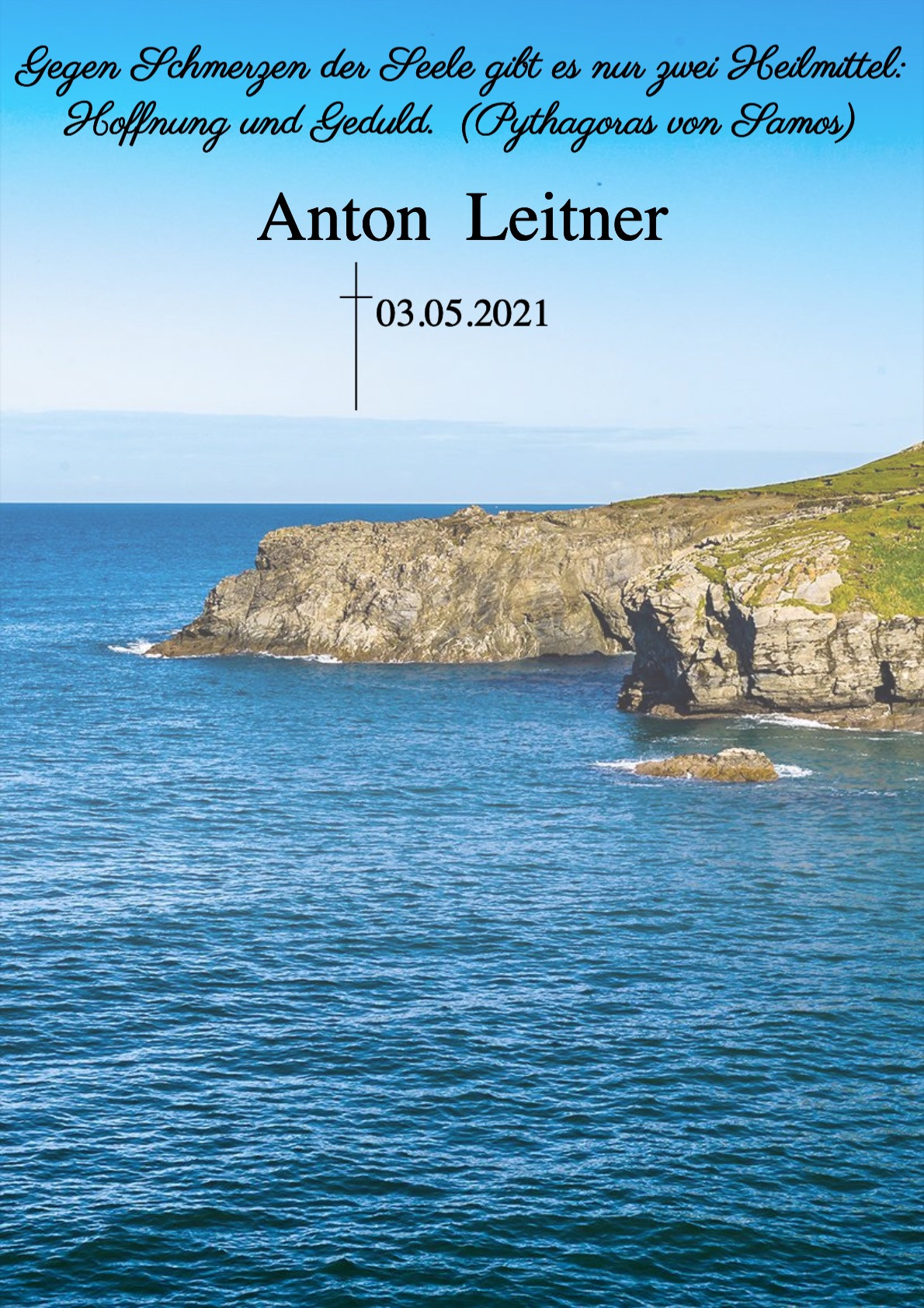 Traueranzeige von Anton Leitner