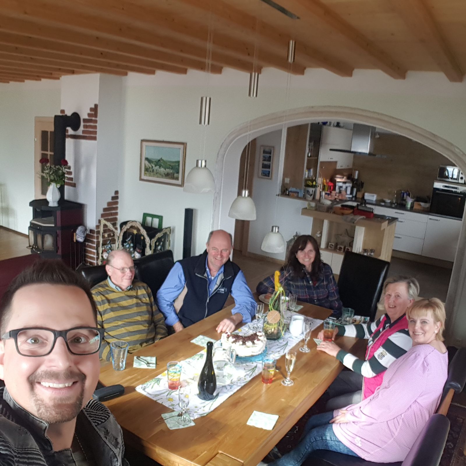 Besuch beim Onkel Alexander in Lassach