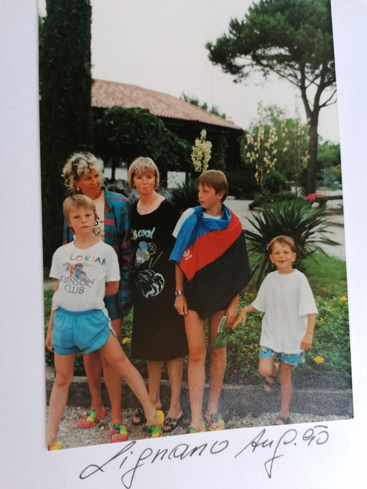 Mit den Onkels und Oma 1. Lignano Urlaub