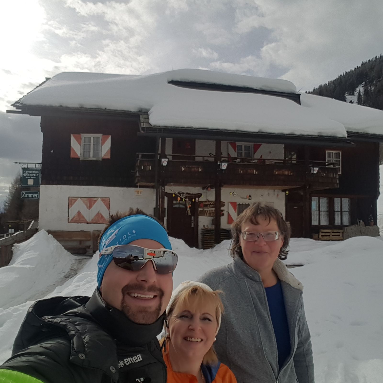 Auch im Winter mal hoch zu Erika aufs Materle
