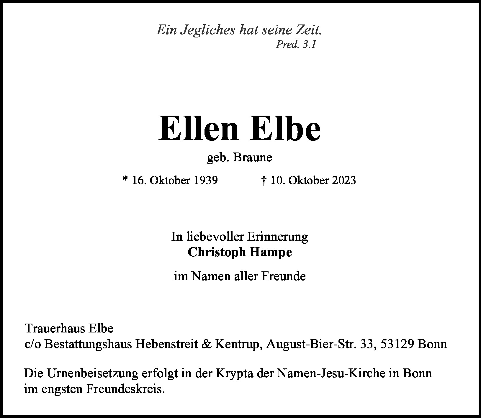 Ellen Elbe