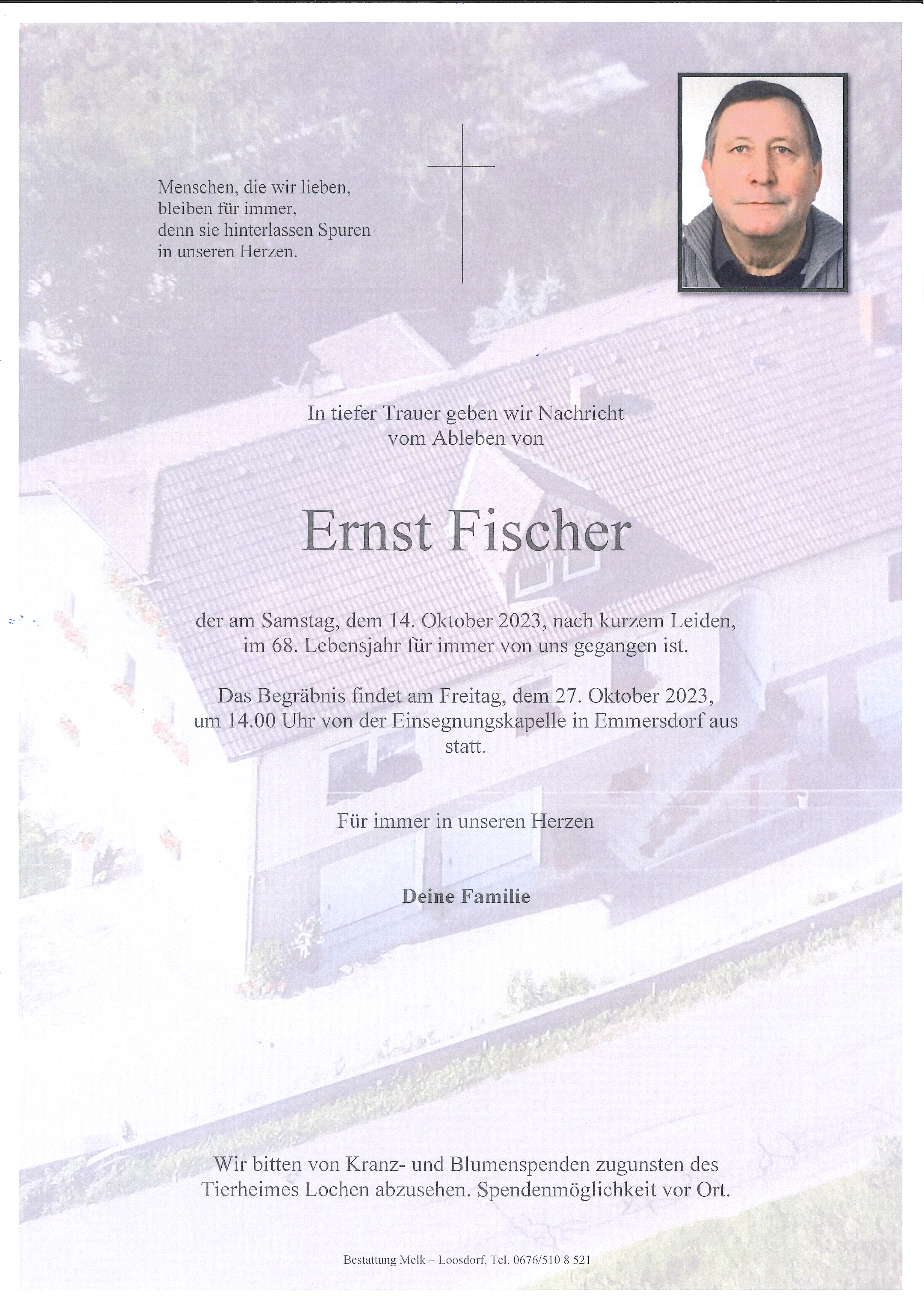 Traueranzeige von Ernst Fischer