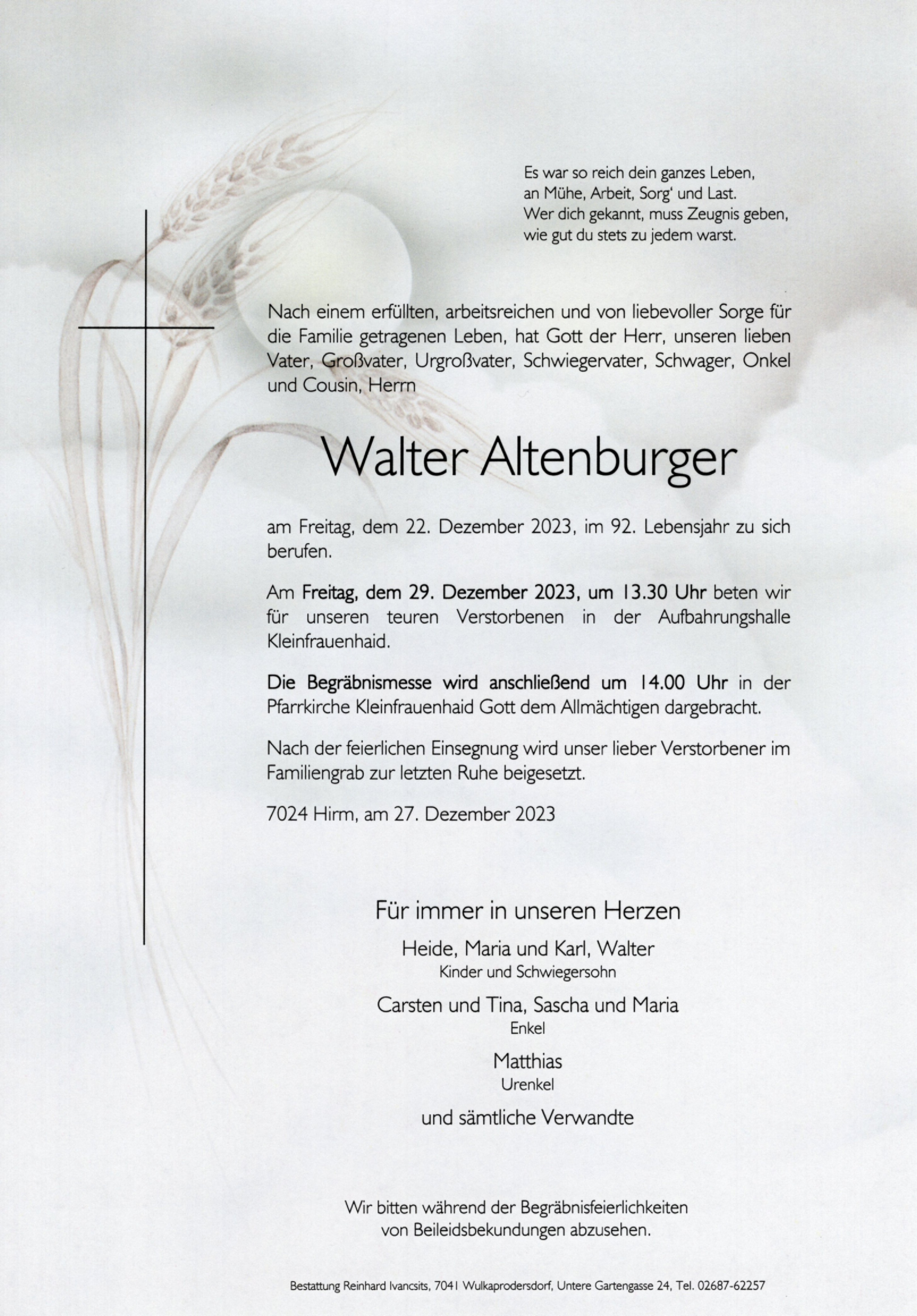 Walter Altenburger