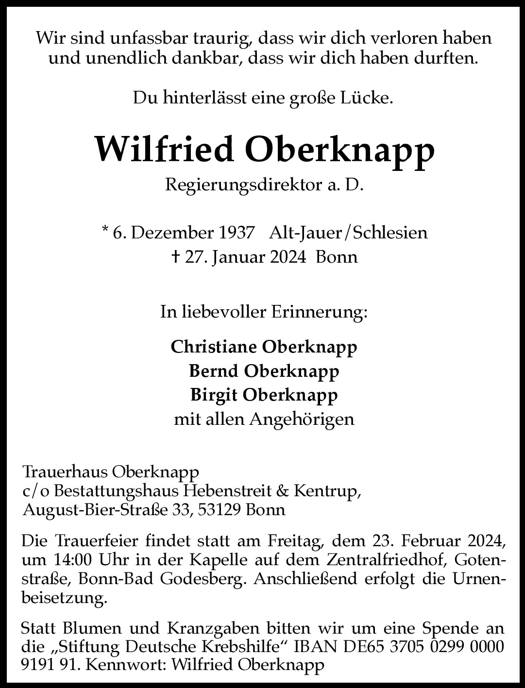 Wilfried Oberknapp