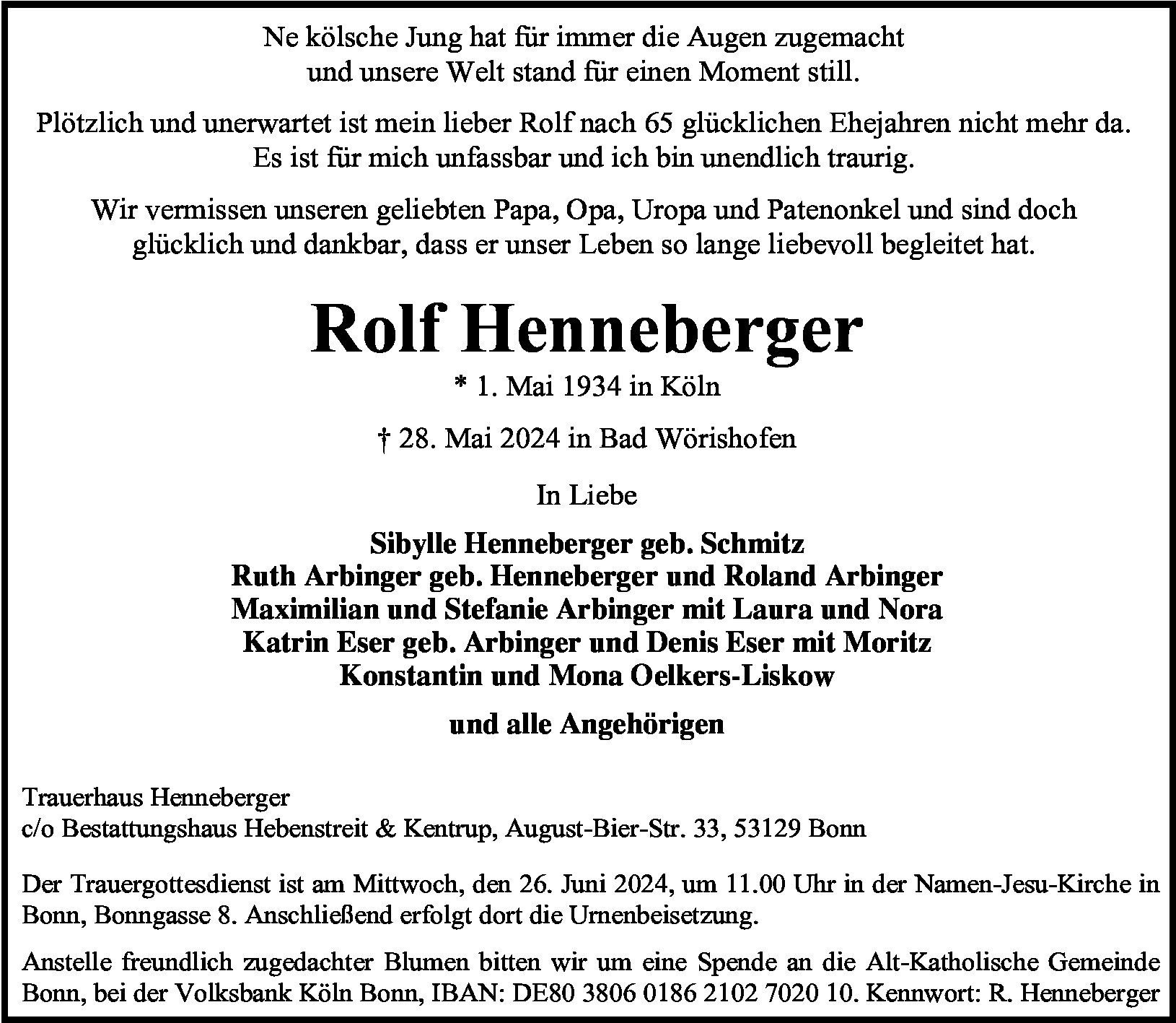 Rolf Henneberger