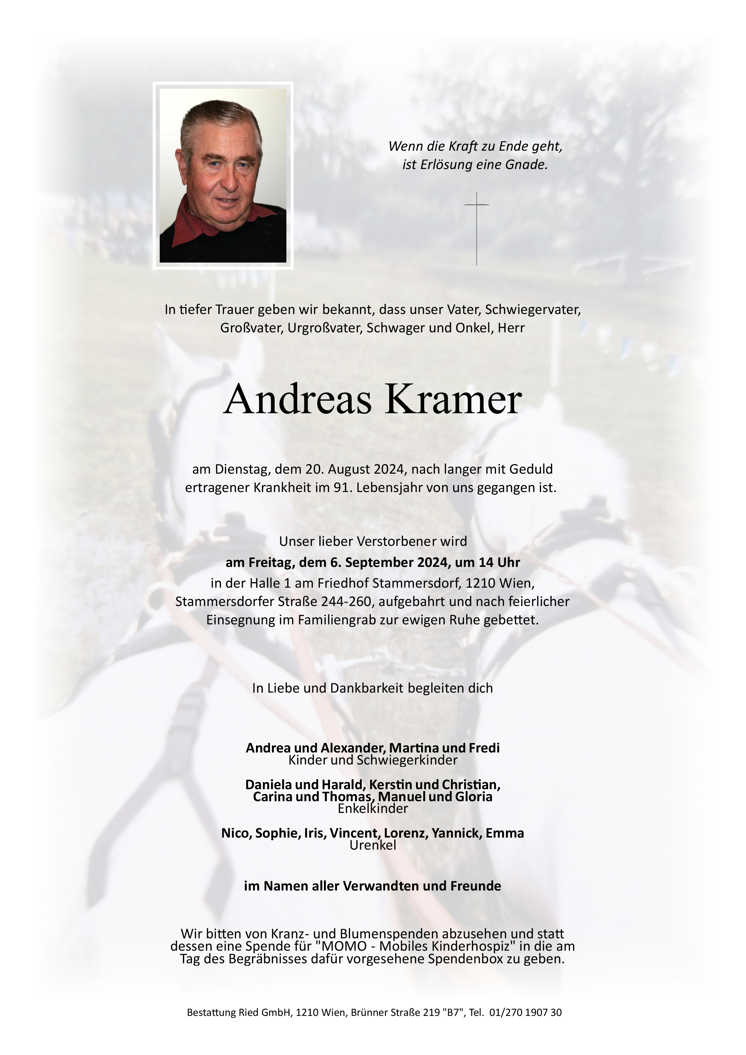 Traueranzeige von Andreas Kramer