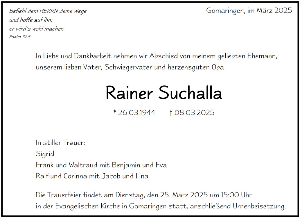 Rainer Suchalla