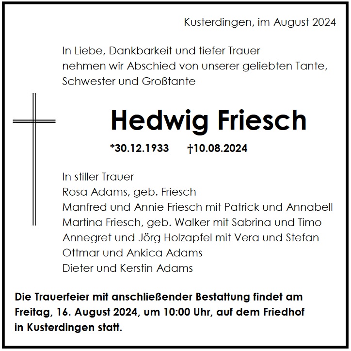 Hedwig Friesch