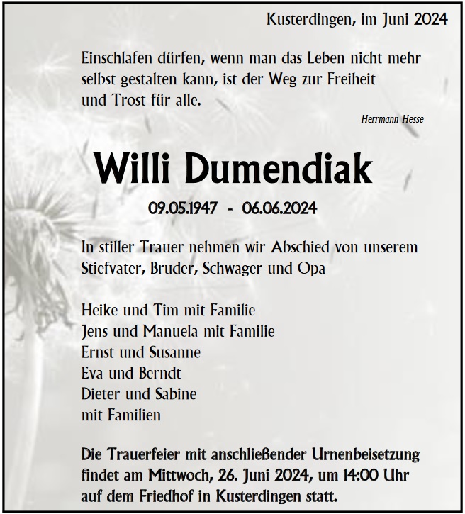 Willi Dumendiak