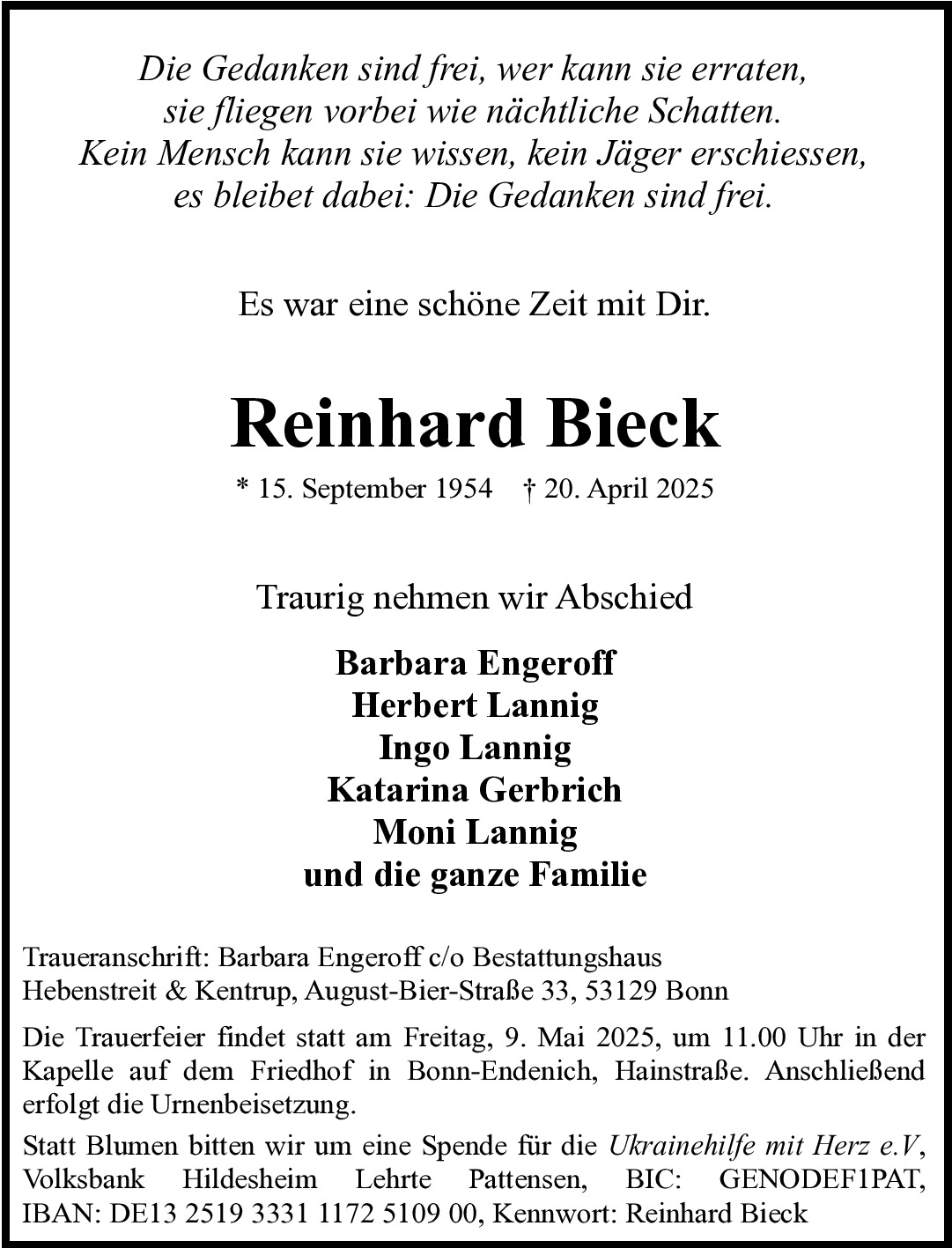 Reinhard Bieck