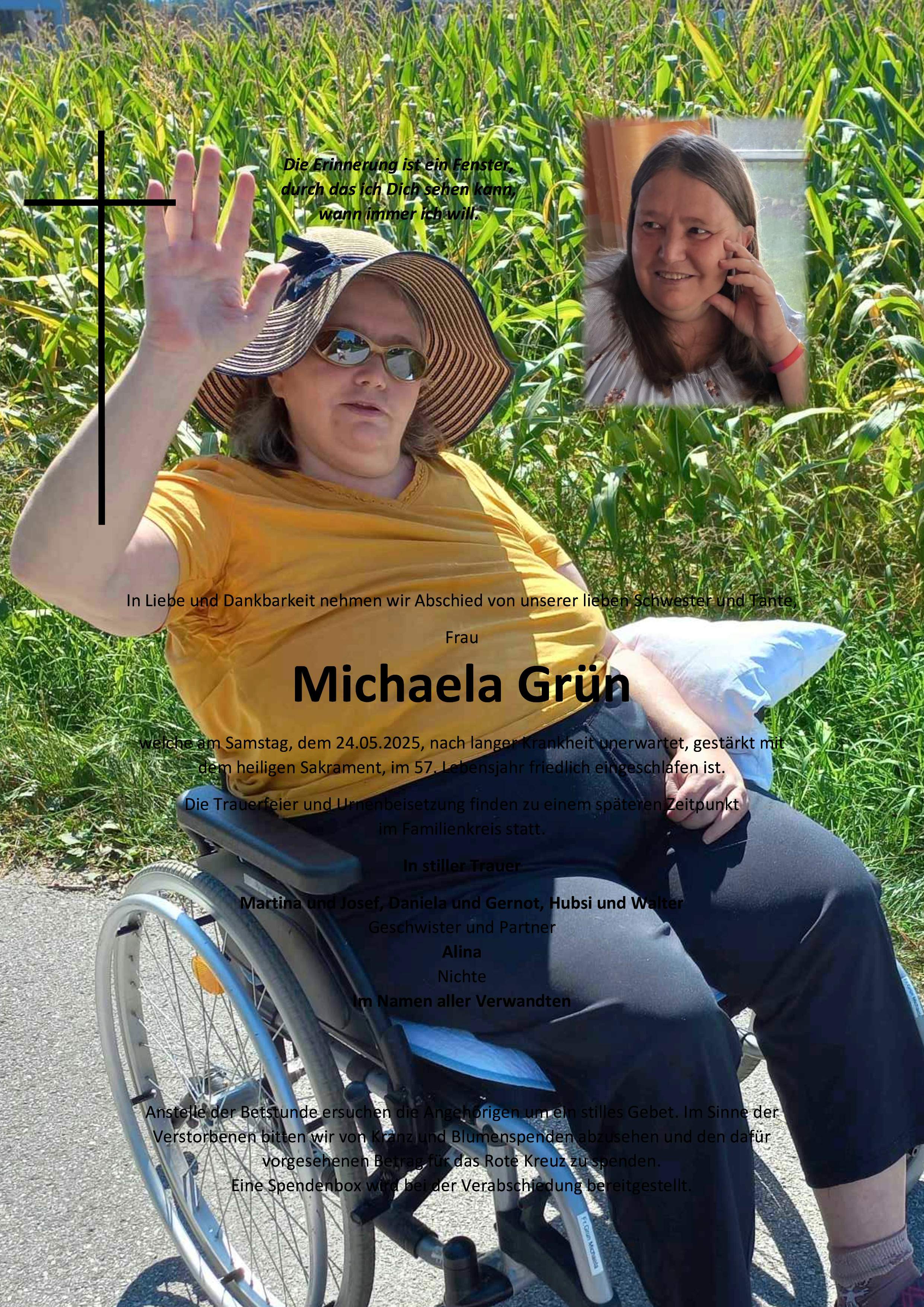 Traueranzeige von Michaela Grün