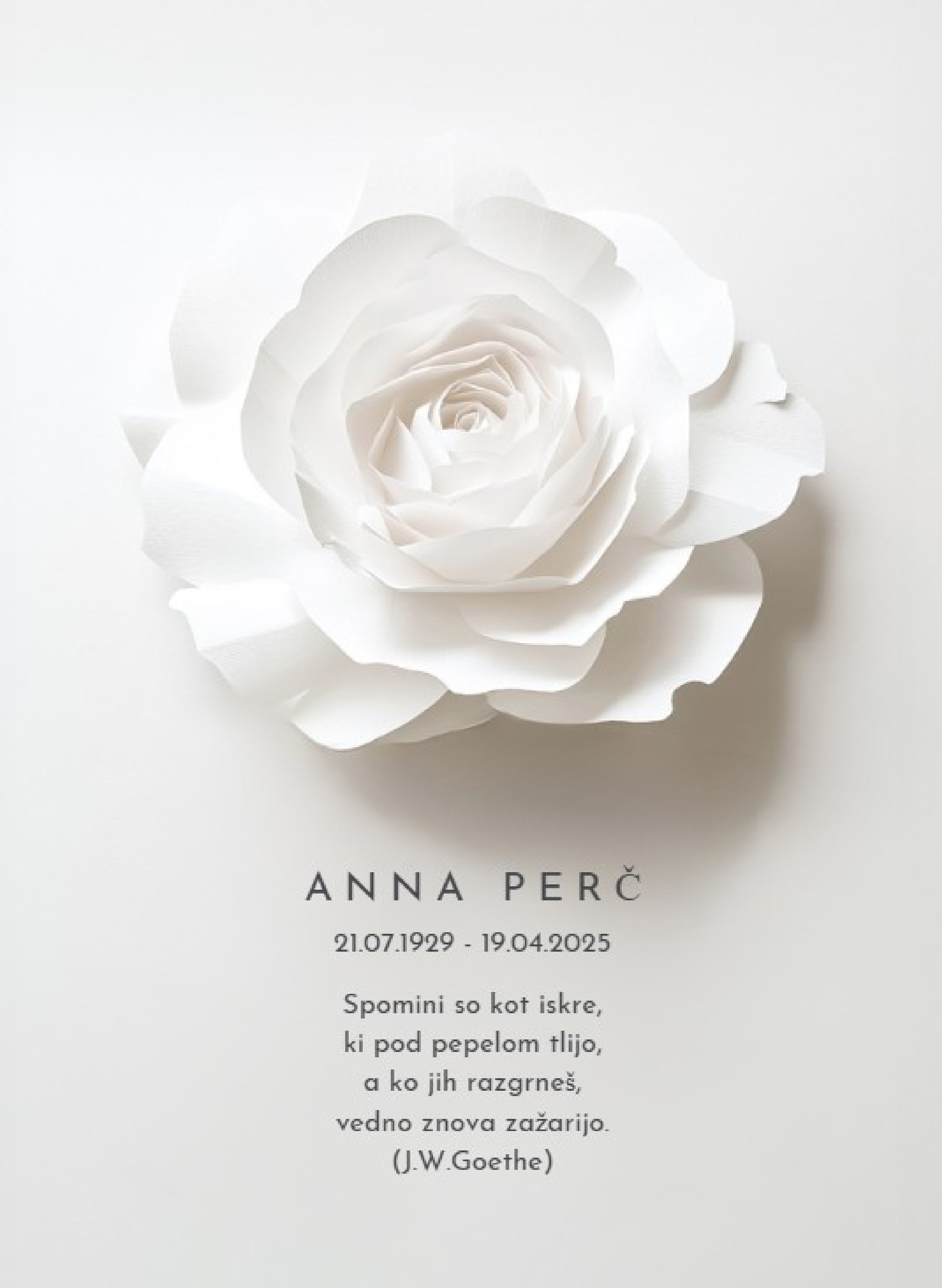 Traueranzeige von Anna Perc