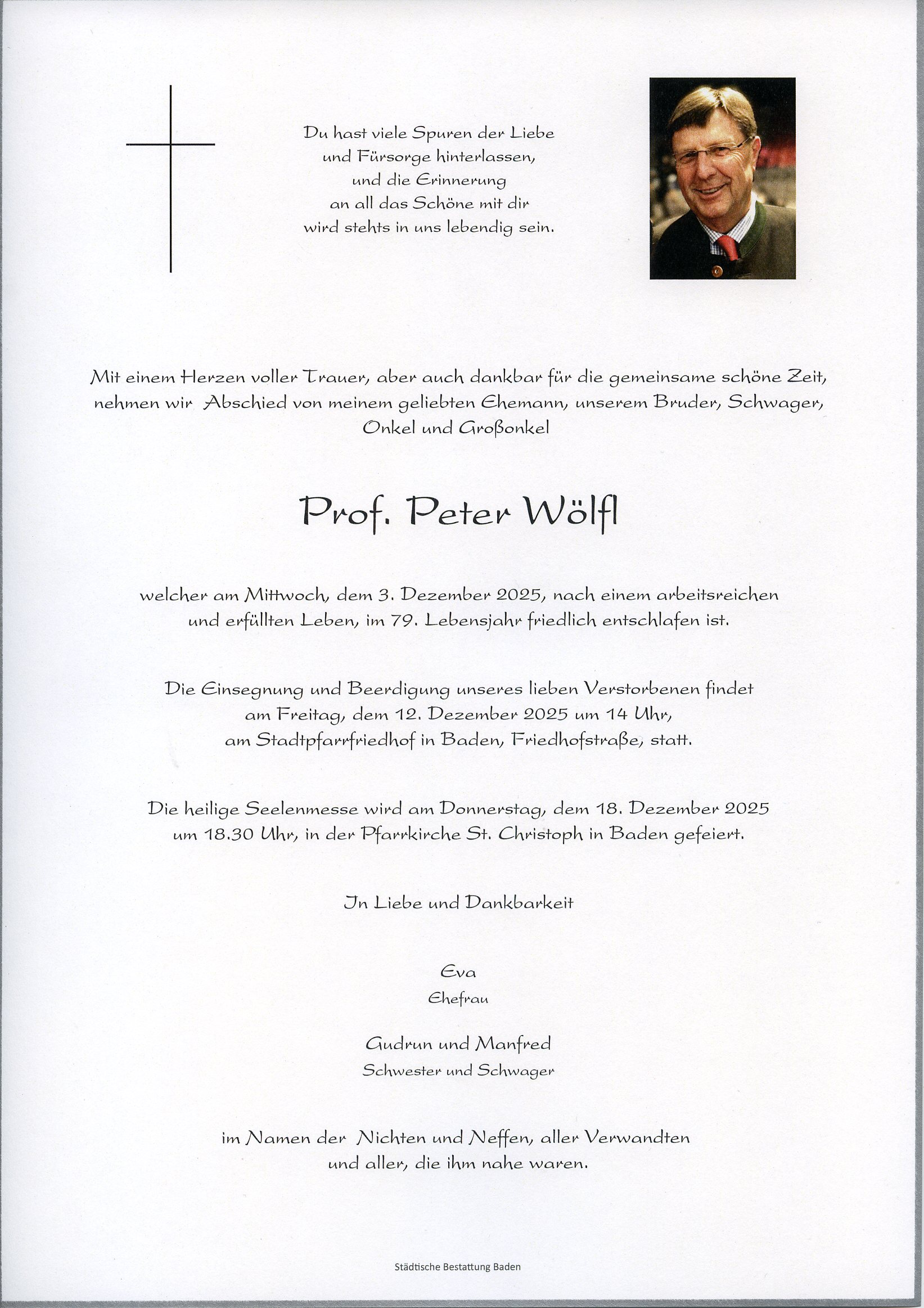 Traueranzeige von Peter Rücker