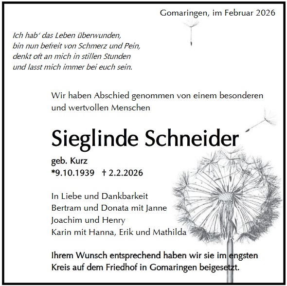 Sieglinde Schneider