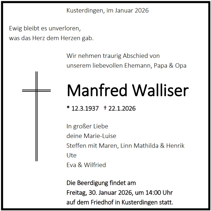 Manfred Walliser