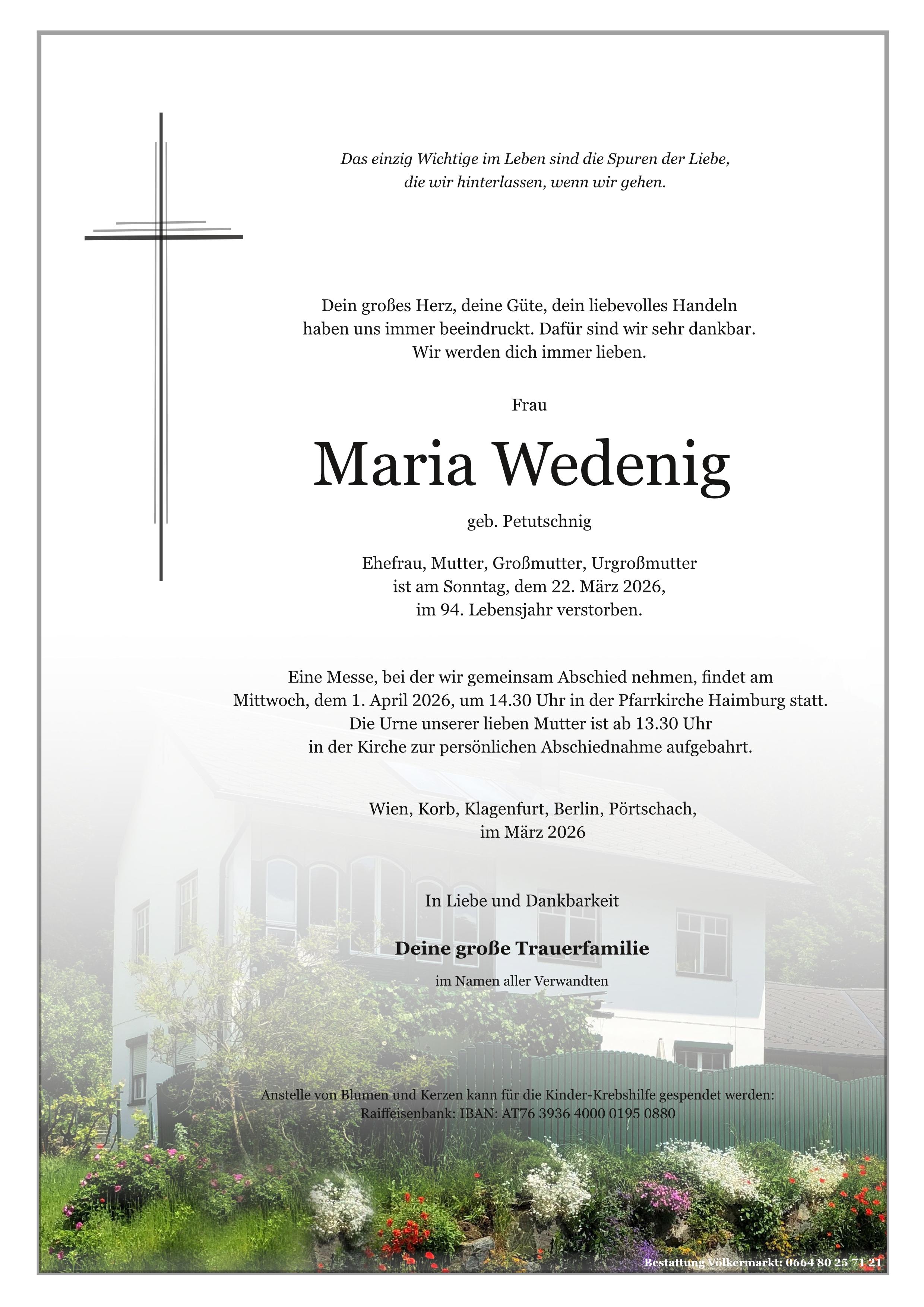 Maria Wedenig
