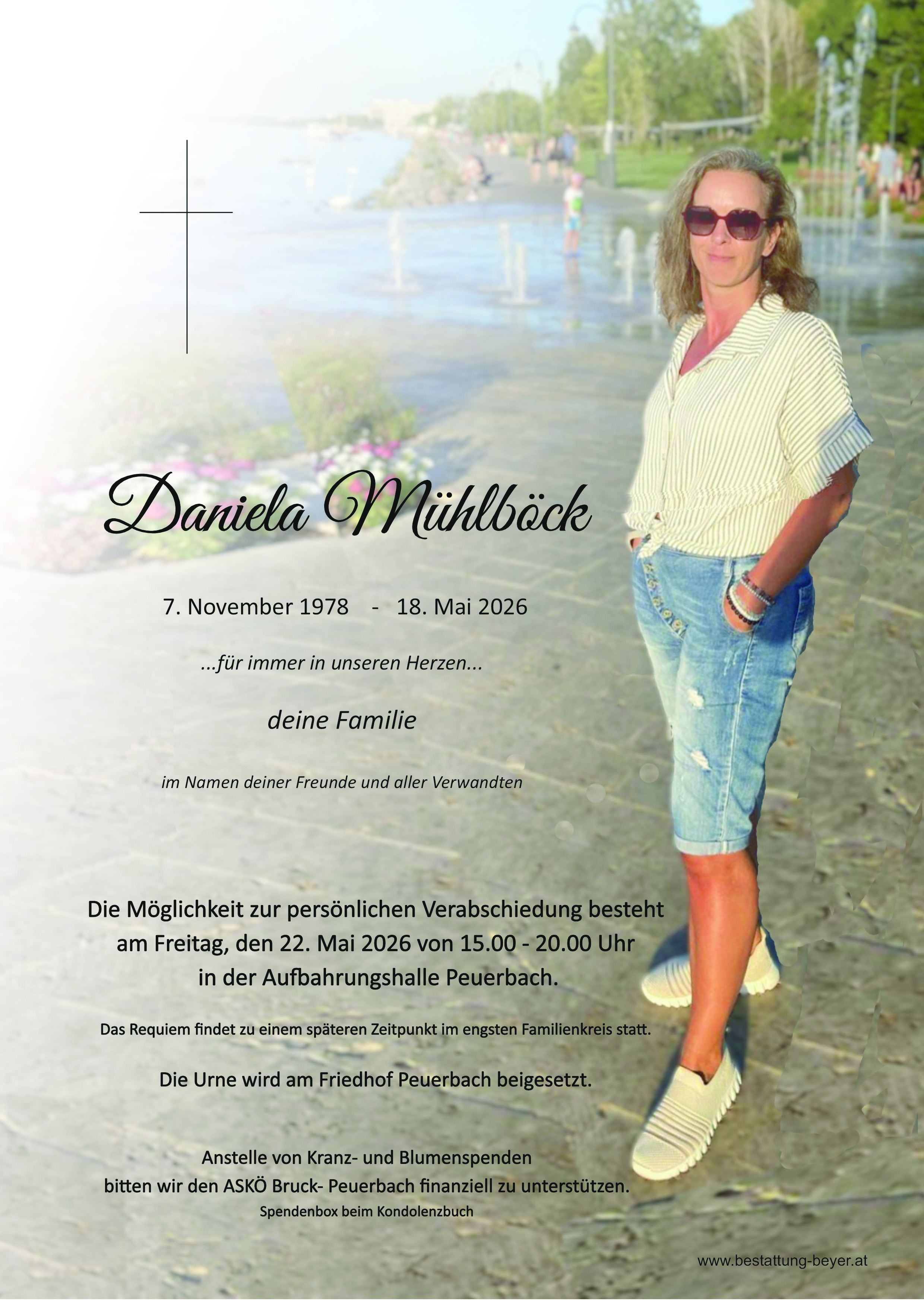 Traueranzeige von Daniela Mühlböck